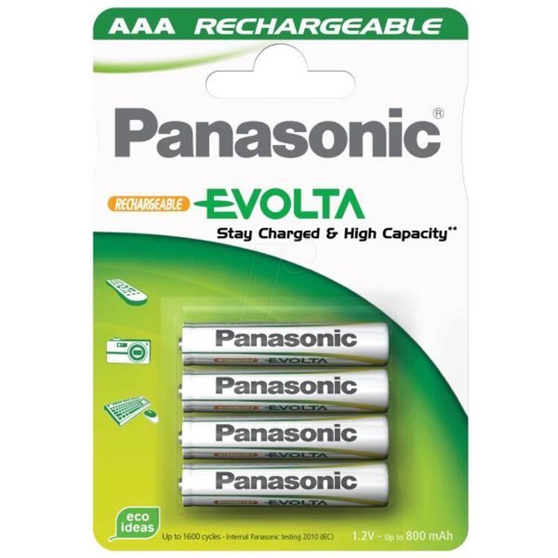 Baterie nabíjecí Panasonic Evolta AAA, 800 mAh, 4 ks