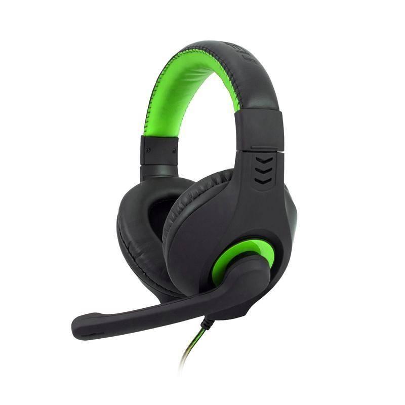 Headset C-Tech Nemesis V2 černý zelený