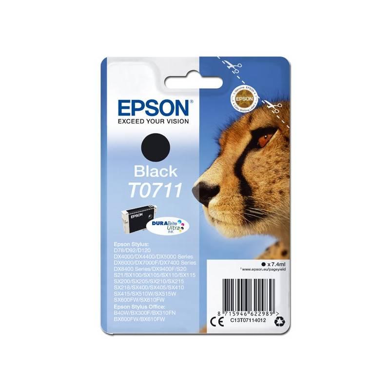 Inkoustová náplň Epson C13T07114012 černá