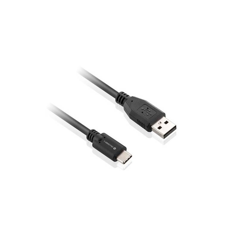 Kabel GoGEN USB USB-C, 1m černý