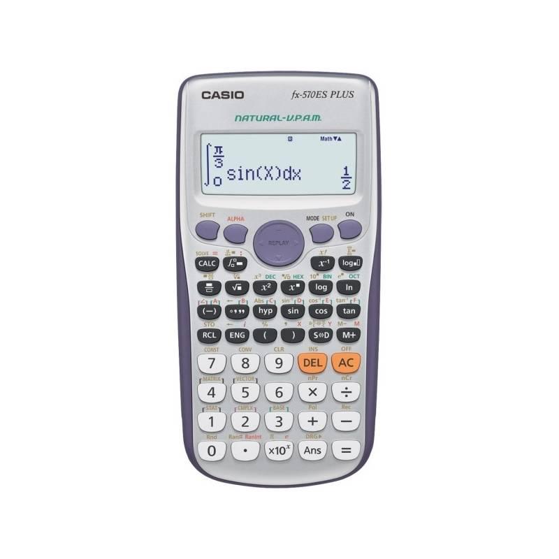Kalkulačka Casio FX 570 ES PLUS šedá, Kalkulačka, Casio, FX, 570, ES, PLUS, šedá