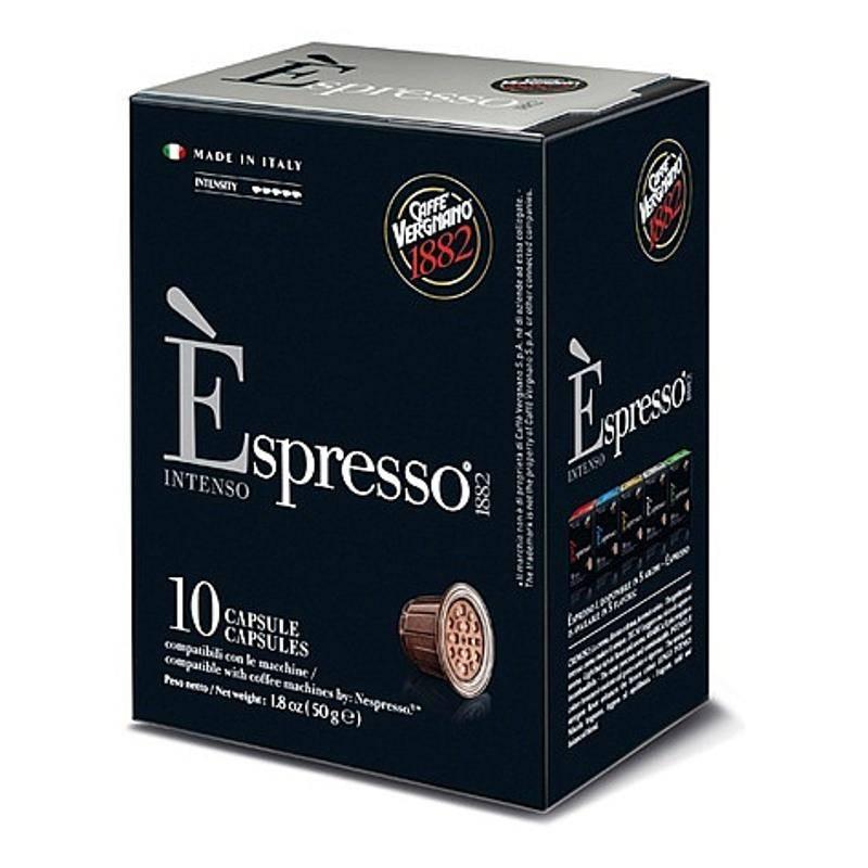 Kapsle pro espressa Vergnano Intenso, Kapsle, pro, espressa, Vergnano, Intenso