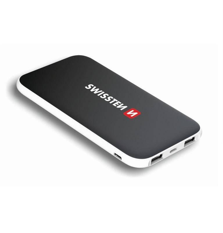 Powerbank Swissten iNLIGHT, 10000 mAh černá