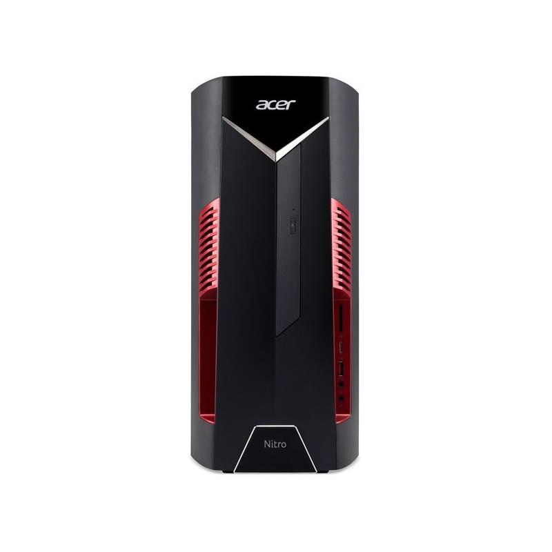 Stolní počítač Acer Nitro N50-600 černý červený, Stolní, počítač, Acer, Nitro, N50-600, černý, červený