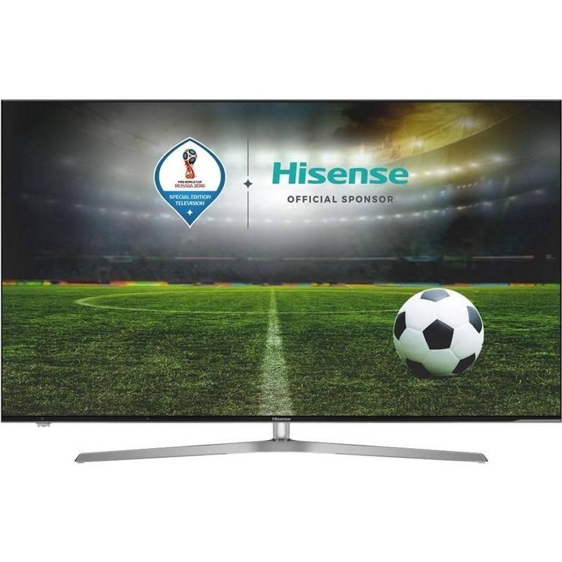 Televize Hisense H55U7A černá stříbrná