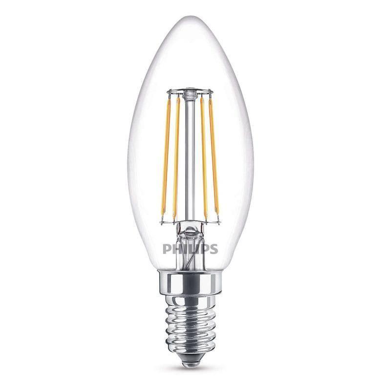 Žárovka LED Philips svíčka, 4W, E14,