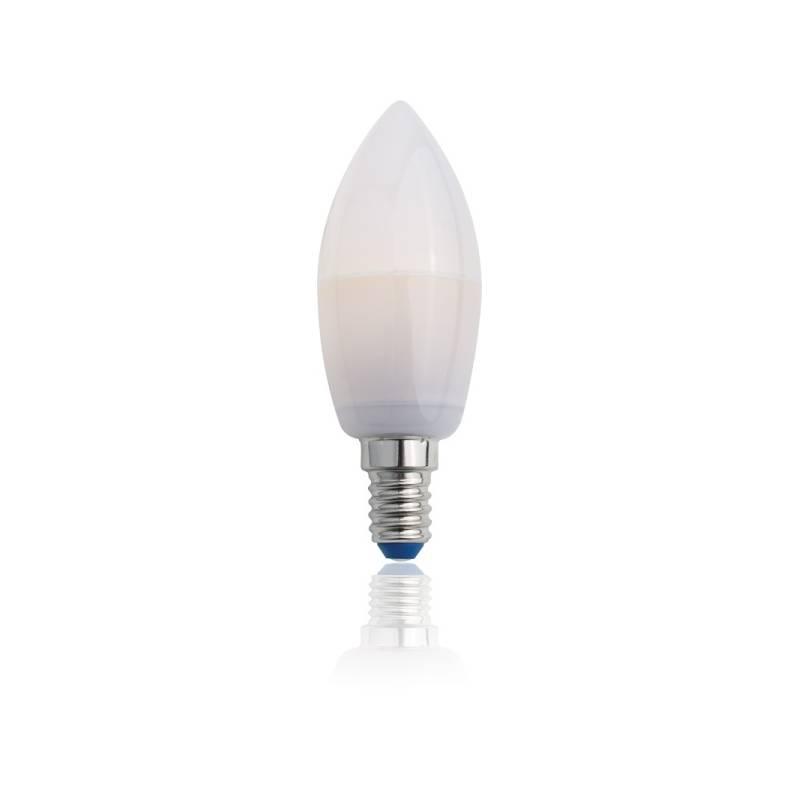 Žárovka LED Tesla svíčka, 3,5W, E14, studená bílá