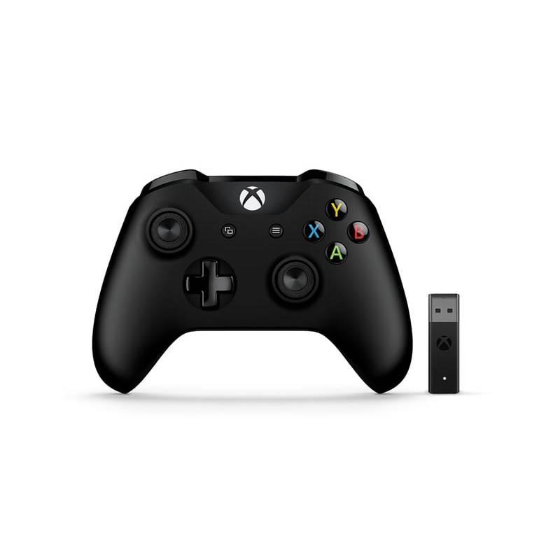 Gamepad Microsoft Xbox One Wireless adapter pro Windows černý