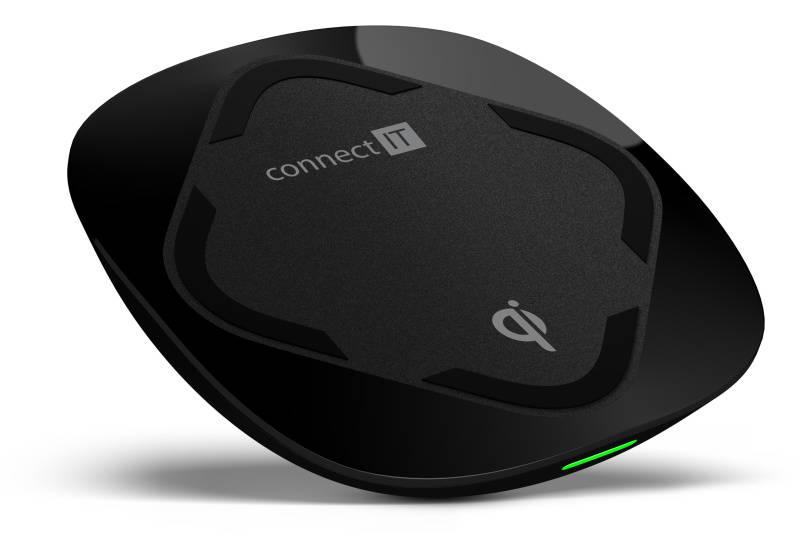 Nabíjecí podložka Connect IT Qi CERTIFIED Wireless Fast Charge černá