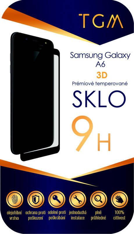 Ochranné sklo TGM 3D pro Samsung Galaxy A6 černé