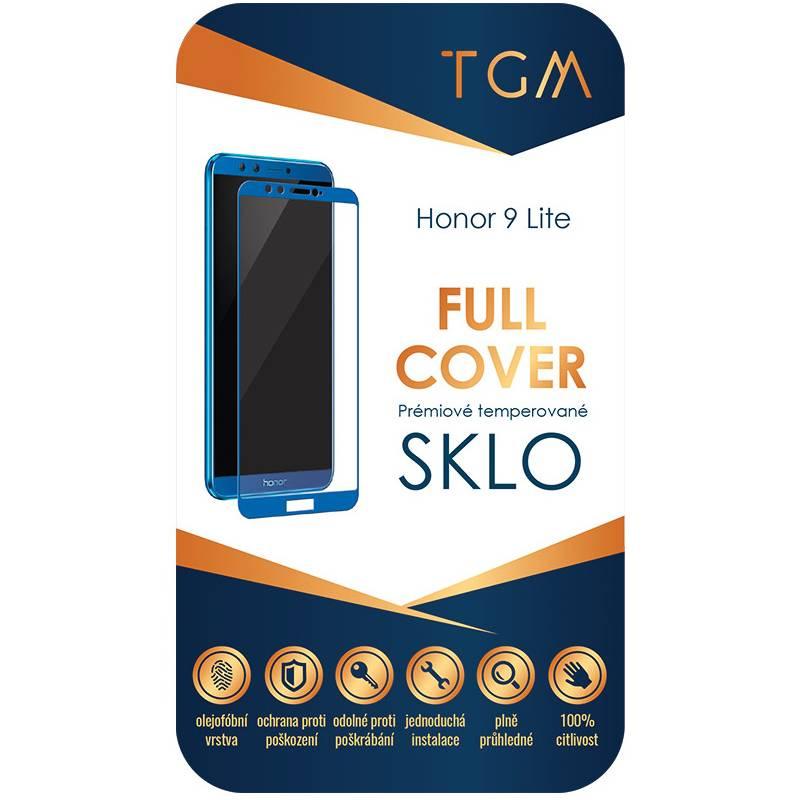 Ochranné sklo TGM Full Cover pro Honor 9 Lite modré
