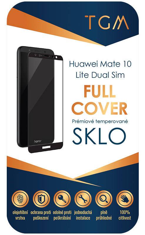 Ochranné sklo TGM Full Cover pro Huawei Mate 10 Lite DS černé