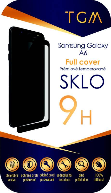 Ochranné sklo TGM Full Cover pro Samsung Galaxy A6 černé