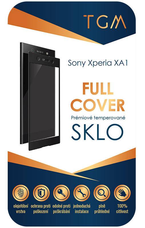 Ochranné sklo TGM Full Cover pro Sony Xperia XA1 černé