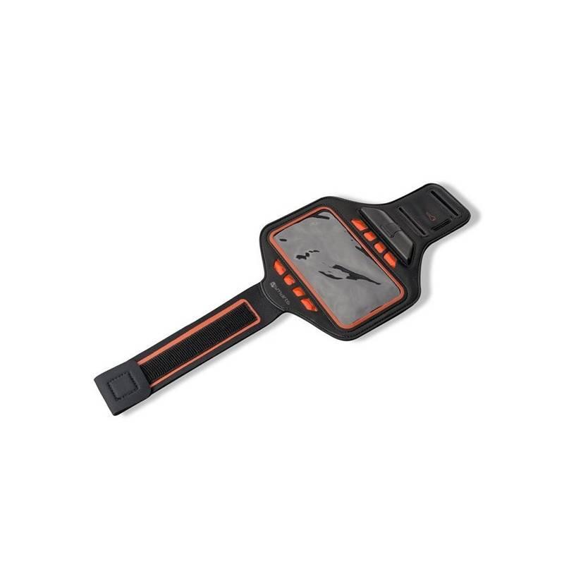 Pouzdro na mobil sportovní 4smarts Armband Jogger LED černý