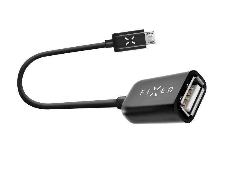 Redukce FIXED USB Type-C, OTG, USB 2.0 černá