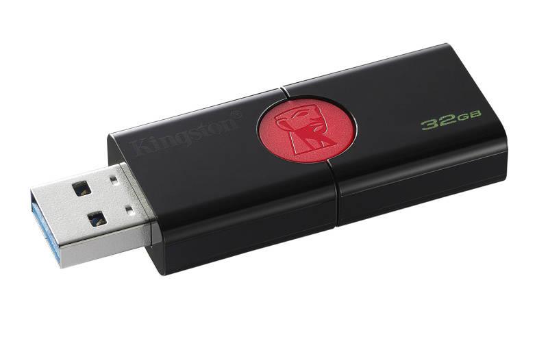 USB Flash Kingston DataTraveler 106 32GB černý červený