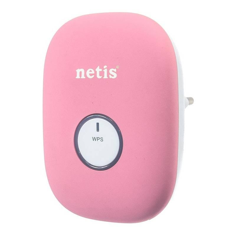WiFi extender Netis E1 růžový