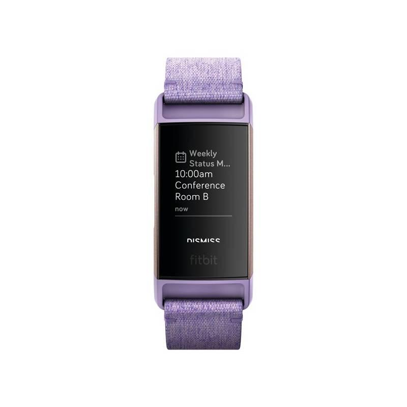 Fitness náramek Fitbit Charge 3 speciální edice - Lavender Woven, Fitness, náramek, Fitbit, Charge, 3, speciální, edice, Lavender, Woven