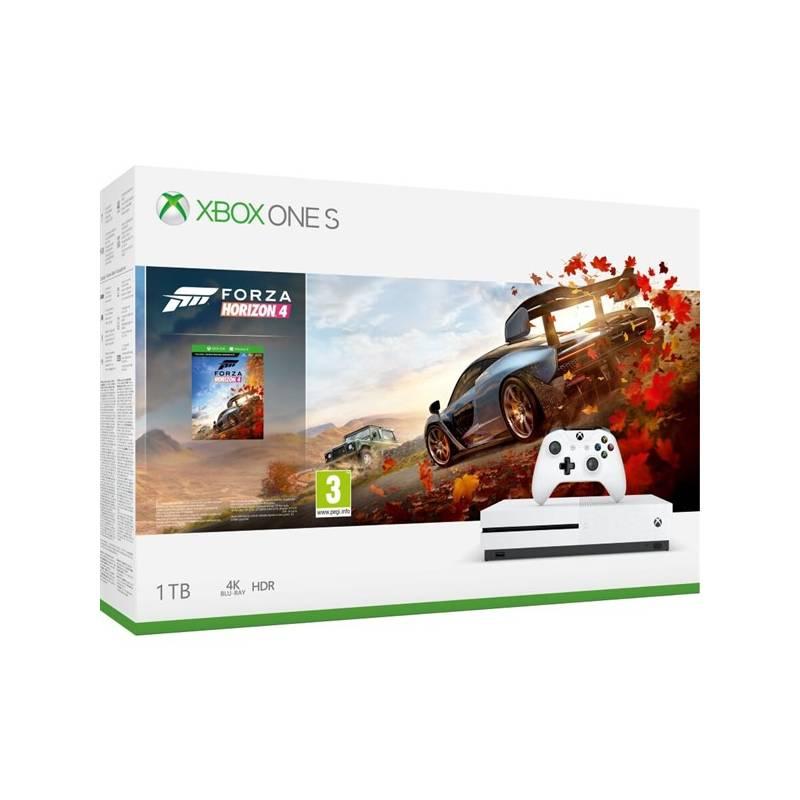 Herní konzole Microsoft Xbox One S 1 TB Forza Horizon 4, Herní, konzole, Microsoft, Xbox, One, S, 1, TB, Forza, Horizon, 4