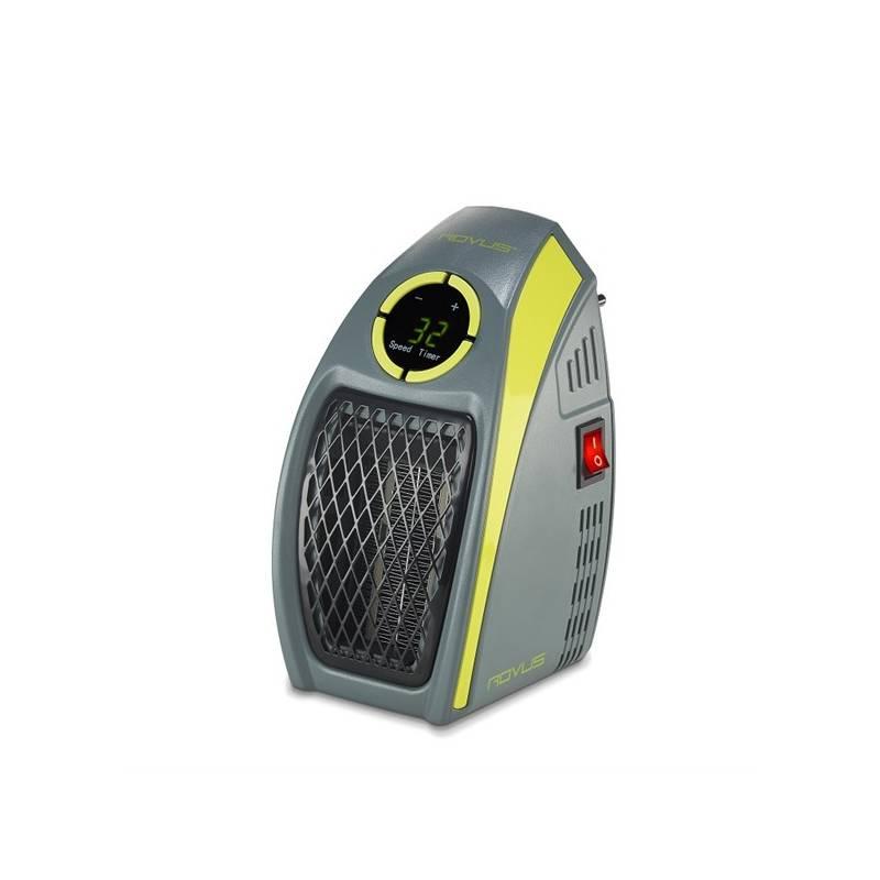 Teplovzdušný ventilátor Rovus Handy heater šedý zelený, Teplovzdušný, ventilátor, Rovus, Handy, heater, šedý, zelený