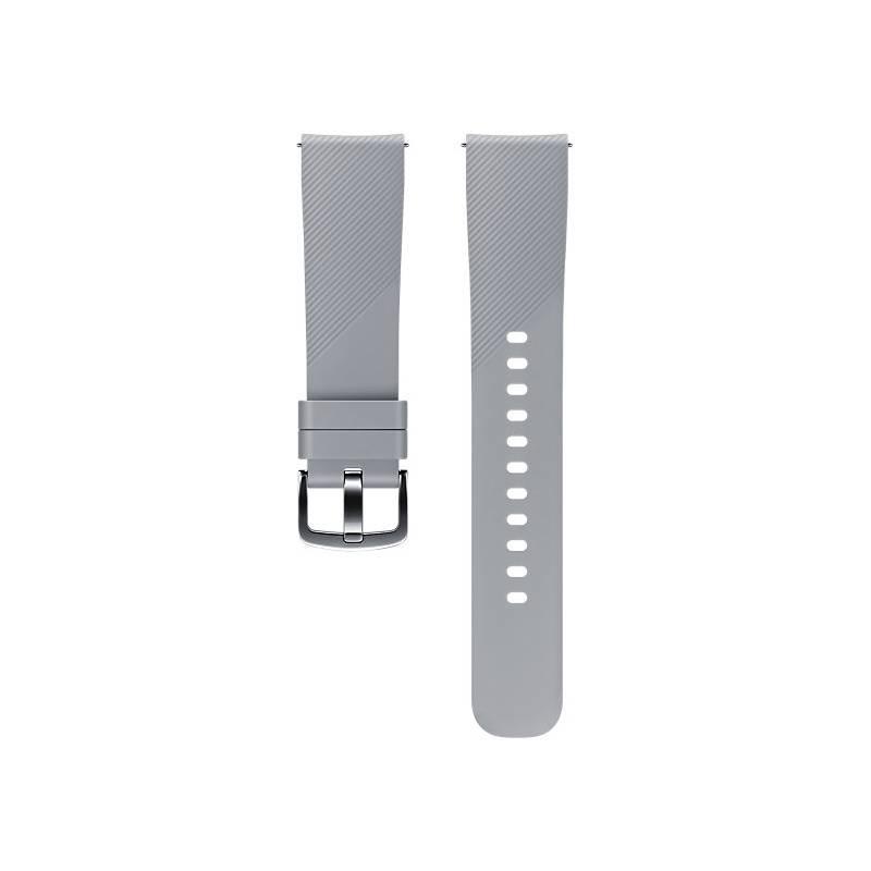 Výměnný pásek Samsung silikonový pro Gear Sport ET-YSN60M Gray šedý