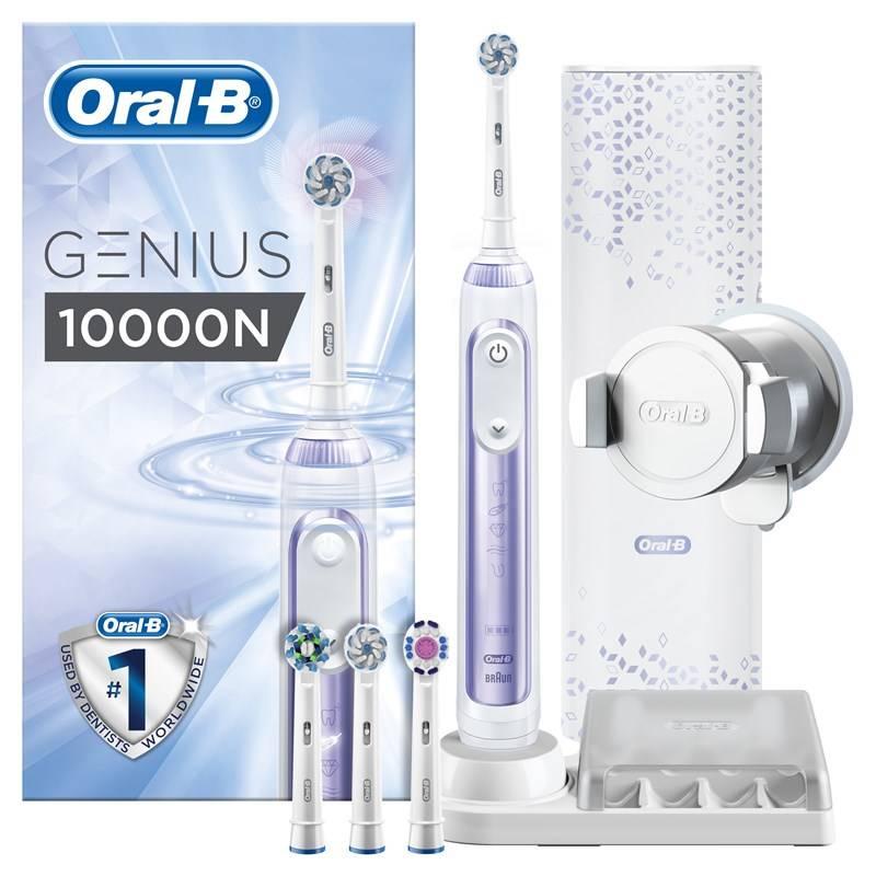 Zubní kartáček Oral-B Genius 10000 Orchid Purple, Zubní, kartáček, Oral-B, Genius, 10000, Orchid, Purple