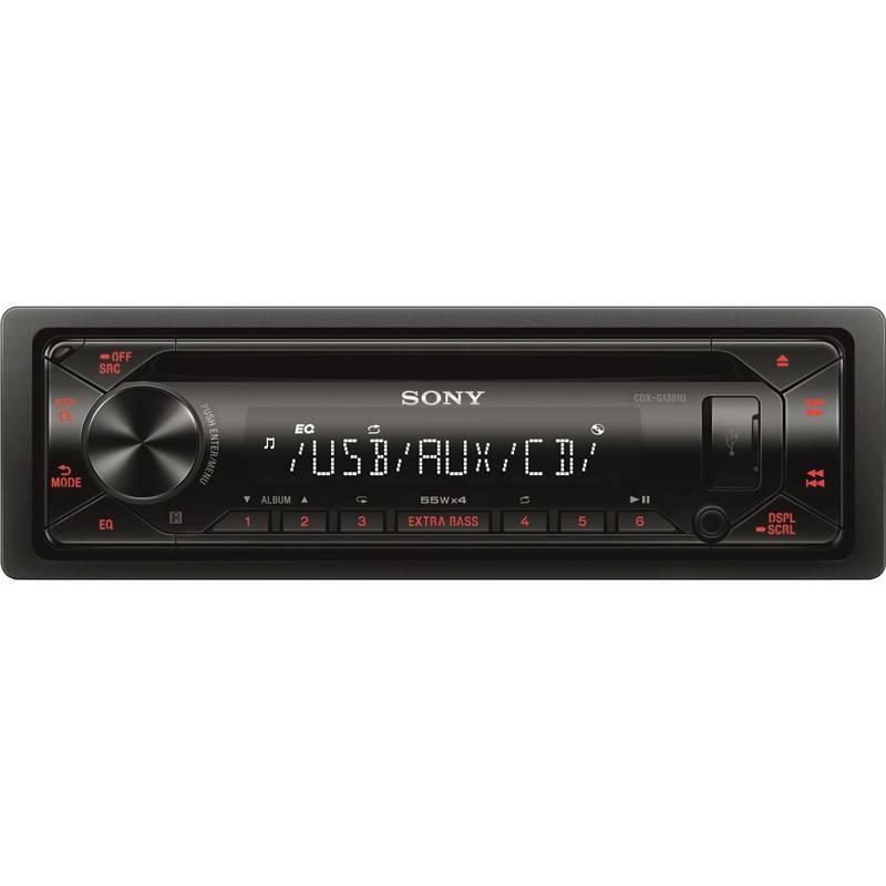 Autorádio s CD Sony CDX-G1301U černé