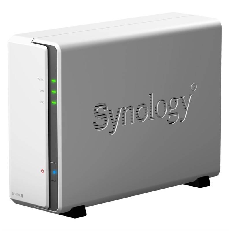 Datové uložiště Synology DS119j bílý, Datové, uložiště, Synology, DS119j, bílý