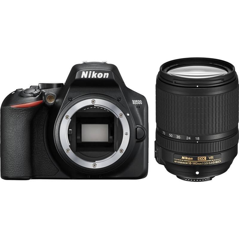 Digitální fotoaparát Nikon D3500 18-140 AF-S VR černý, Digitální, fotoaparát, Nikon, D3500, 18-140, AF-S, VR, černý