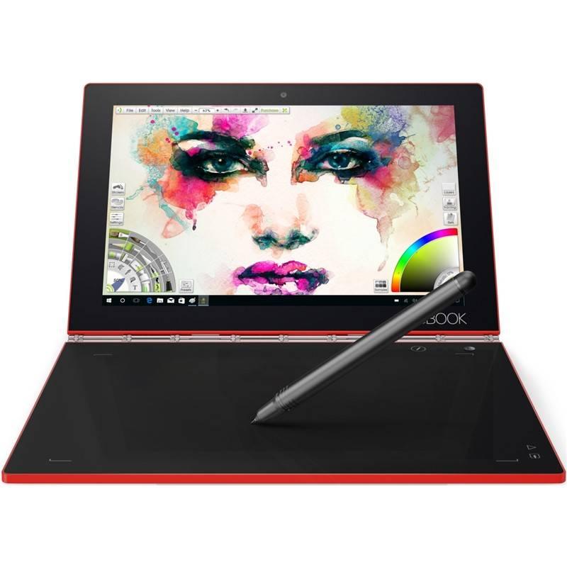 Dotykový tablet Lenovo YOGA Book červený