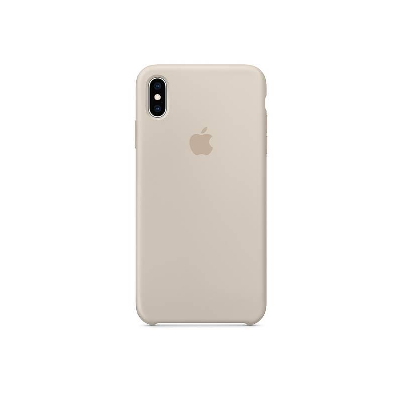 Kryt na mobil Apple Silicone Case pro iPhone Xs - kamenně šedý, Kryt, na, mobil, Apple, Silicone, Case, pro, iPhone, Xs, kamenně, šedý