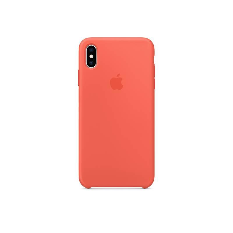 Kryt na mobil Apple Silicone Case pro iPhone Xs - nektarinkový
