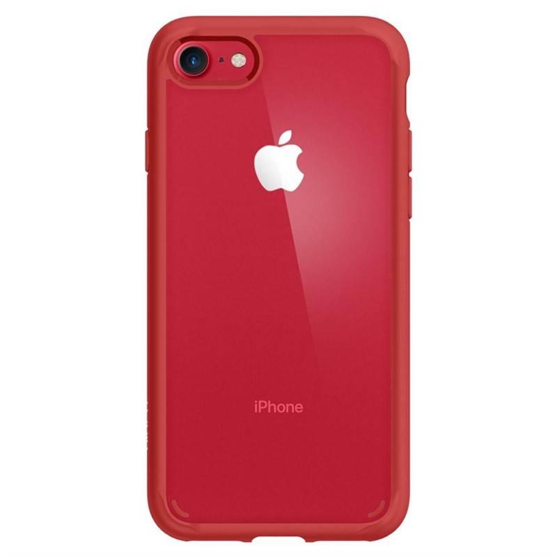 Kryt na mobil Spigen Ultra Hybrid 2 pro Apple iPhone 8 7 červený