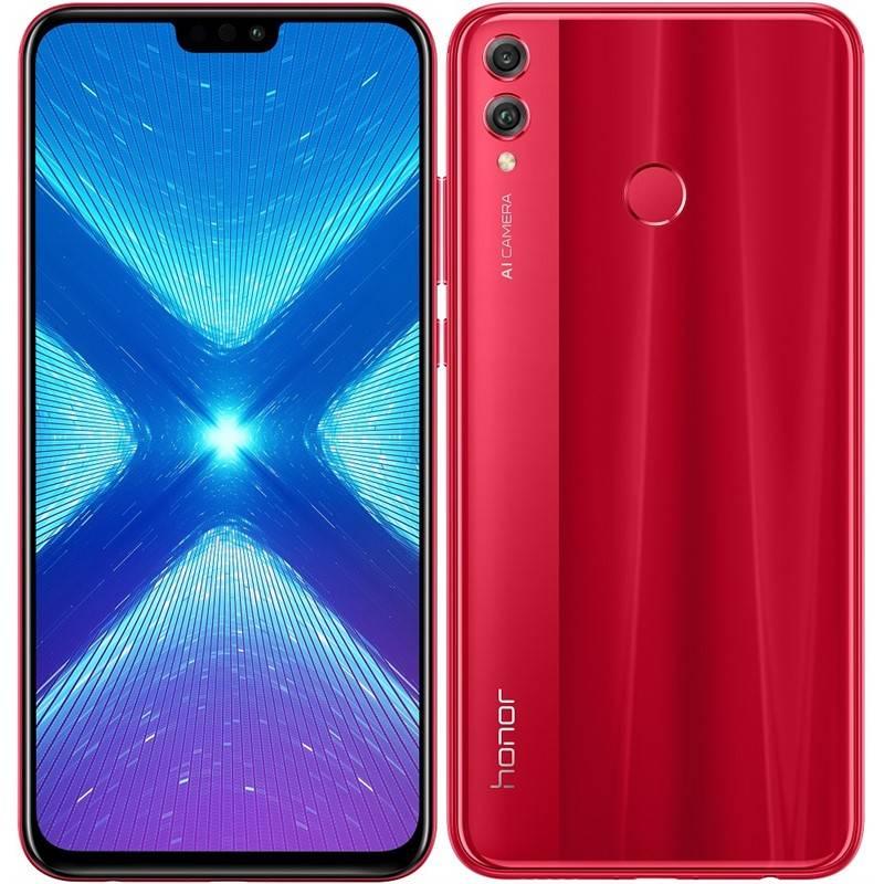 Mobilní telefon Honor 8X 64 GB Dual SIM červený