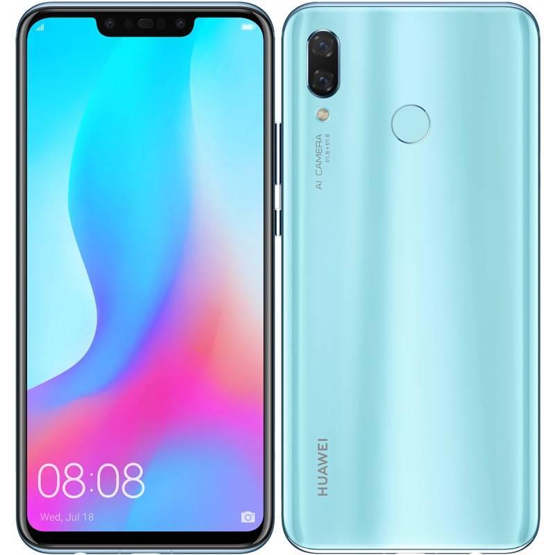 Mobilní telefon Huawei nova 3 modrý