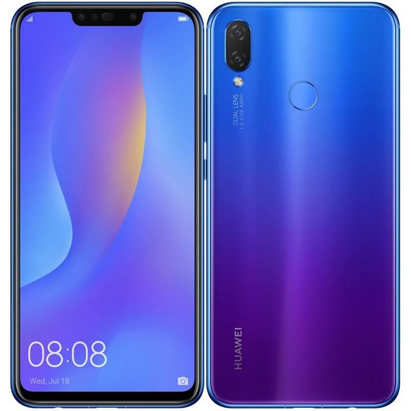 Mobilní telefon Huawei nova 3i fialový, Mobilní, telefon, Huawei, nova, 3i, fialový