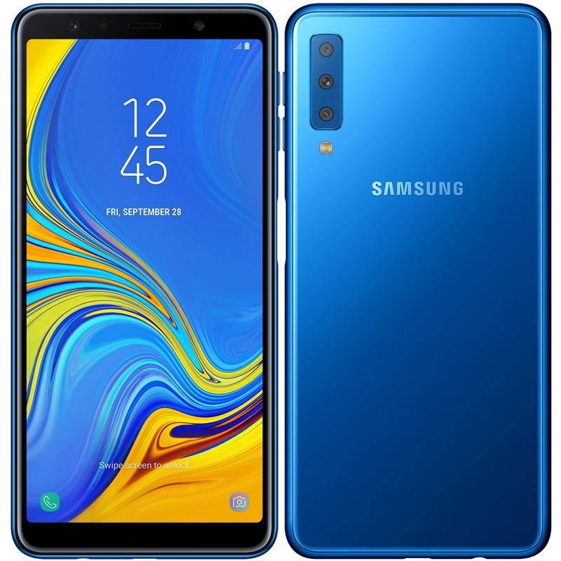 Mobilní telefon Samsung Galaxy A7 Dual SIM modrý, Mobilní, telefon, Samsung, Galaxy, A7, Dual, SIM, modrý