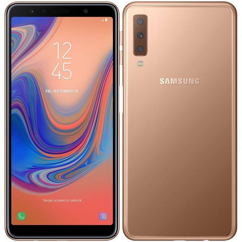 Mobilní telefon Samsung Galaxy A7 Dual SIM zlatý