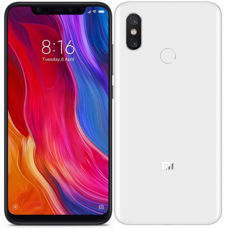 Mobilní telefon Xiaomi Mi 8 Dual SIM 128 GB bílý, Mobilní, telefon, Xiaomi, Mi, 8, Dual, SIM, 128, GB, bílý