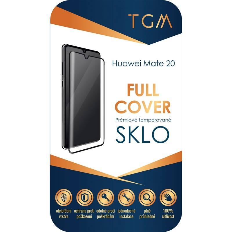 Ochranné sklo TGM Full Cover pro Huawei Mate 20 černé