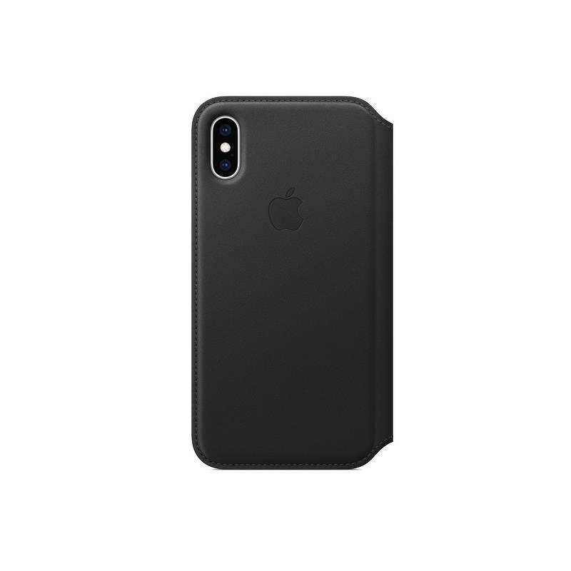 Pouzdro na mobil flipové Apple Leather Folio pro iPhone Xs černé, Pouzdro, na, mobil, flipové, Apple, Leather, Folio, pro, iPhone, Xs, černé