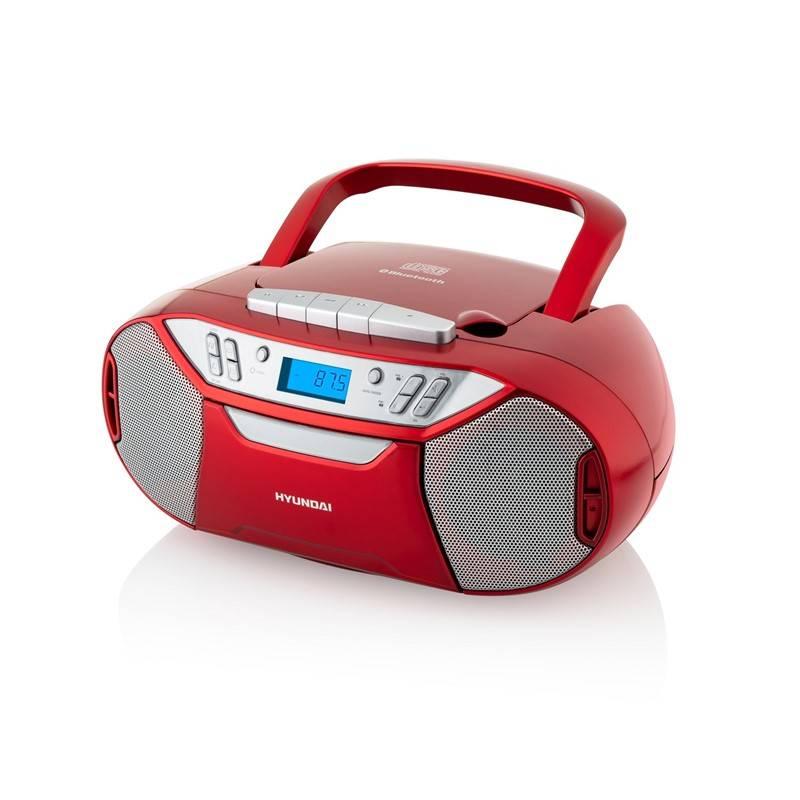 Radiomagnetofon s CD Hyundai TRC 333 AU3BTR červený