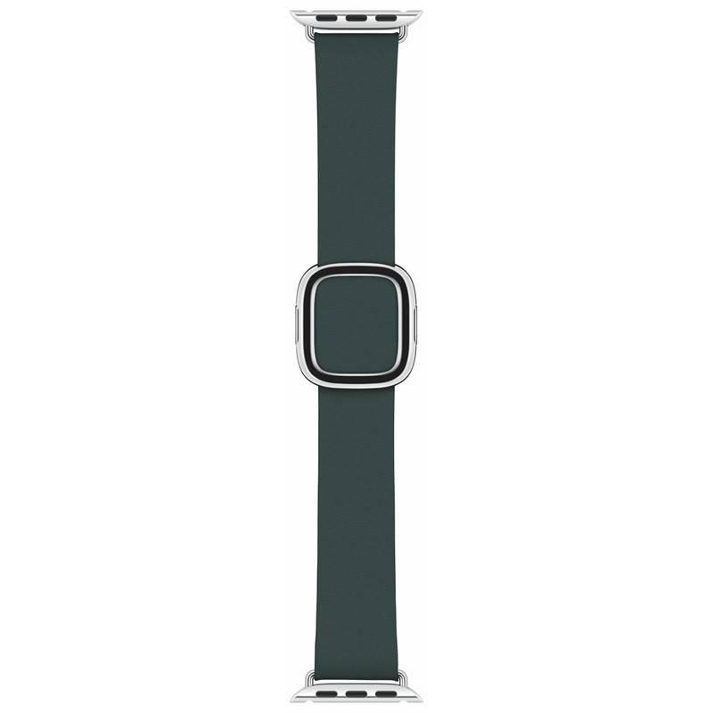 Řemínek Apple Watch 40mm piniově zelený s moderní přezkou - střední