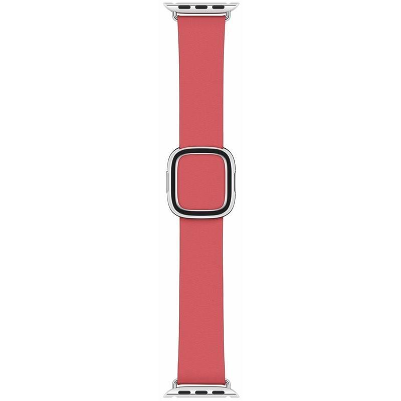 Řemínek Apple Watch 40mm pivoňkově růžový s moderní přezkou - malý
