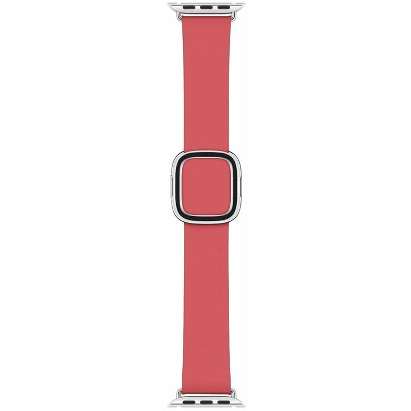 Řemínek Apple Watch 40mm pivoňkově růžový s moderní přezkou - střední, Řemínek, Apple, Watch, 40mm, pivoňkově, růžový, s, moderní, přezkou, střední