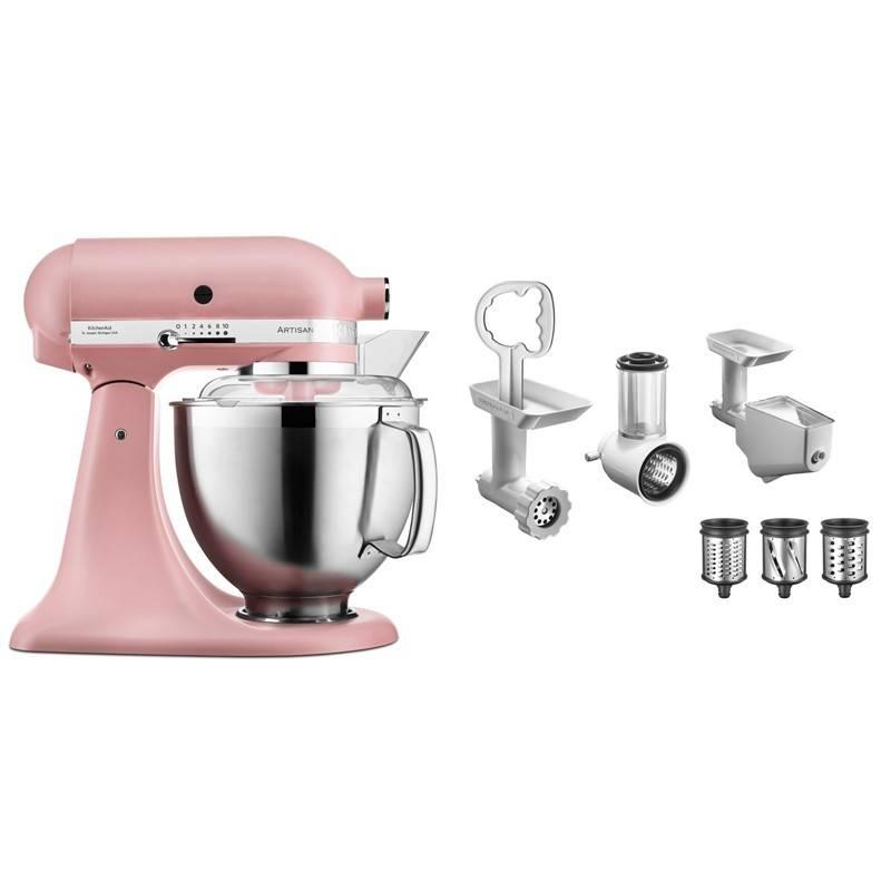 Set výrobků KitchenAid 5KSM185PSEDR 5KSMFPPC