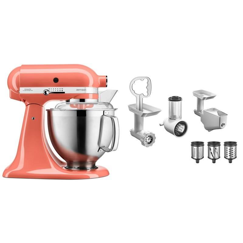 Set výrobků KitchenAid 5KSM185PSEPH 5KSMFPPC