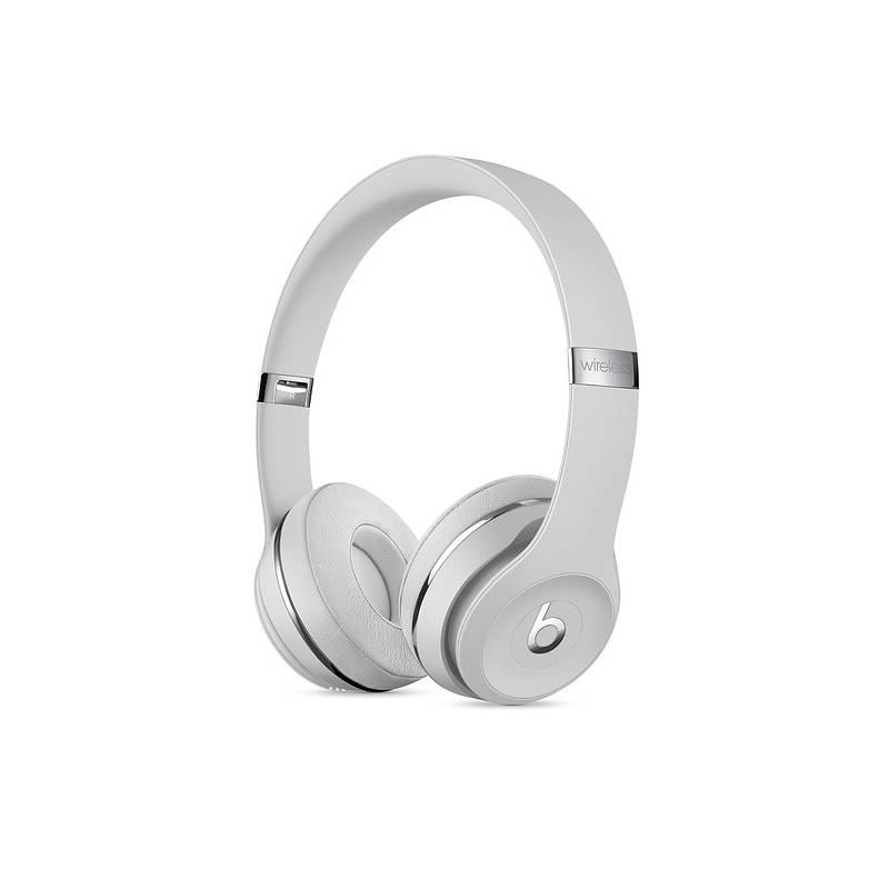 Sluchátka Beats Solo3 Wireless On-Ear - saténově stříbrná, Sluchátka, Beats, Solo3, Wireless, On-Ear, saténově, stříbrná