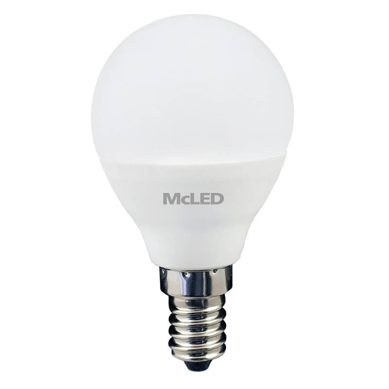 Žárovka LED McLED kapka, 3,5 W, E14, neutrální bílá, Žárovka, LED, McLED, kapka, 3,5, W, E14, neutrální, bílá